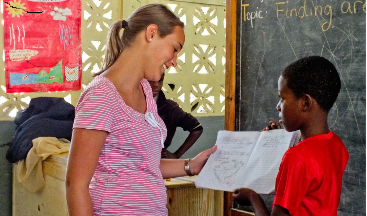 Foto: Die Lehramtsstudentin Swantje Krebs berichtet von ihrem Freiwilligenaufenthalt in Jamaika.