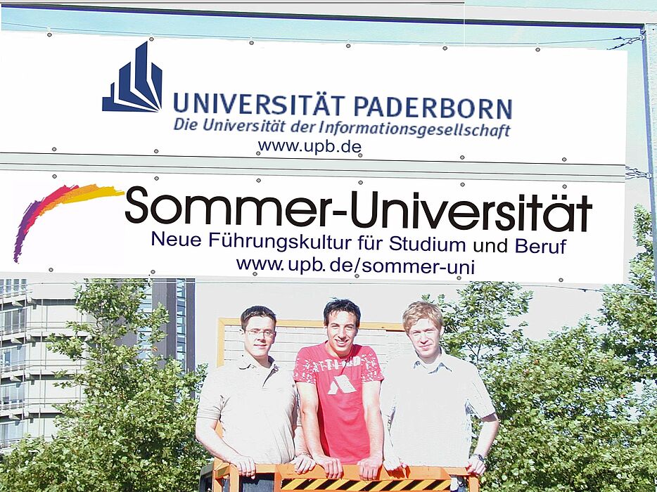 Foto: Freuen sich über ihren Erfolg: Ingo Westermilies, Bernd Gössling, Andreas Loddenkemper (v.l.).