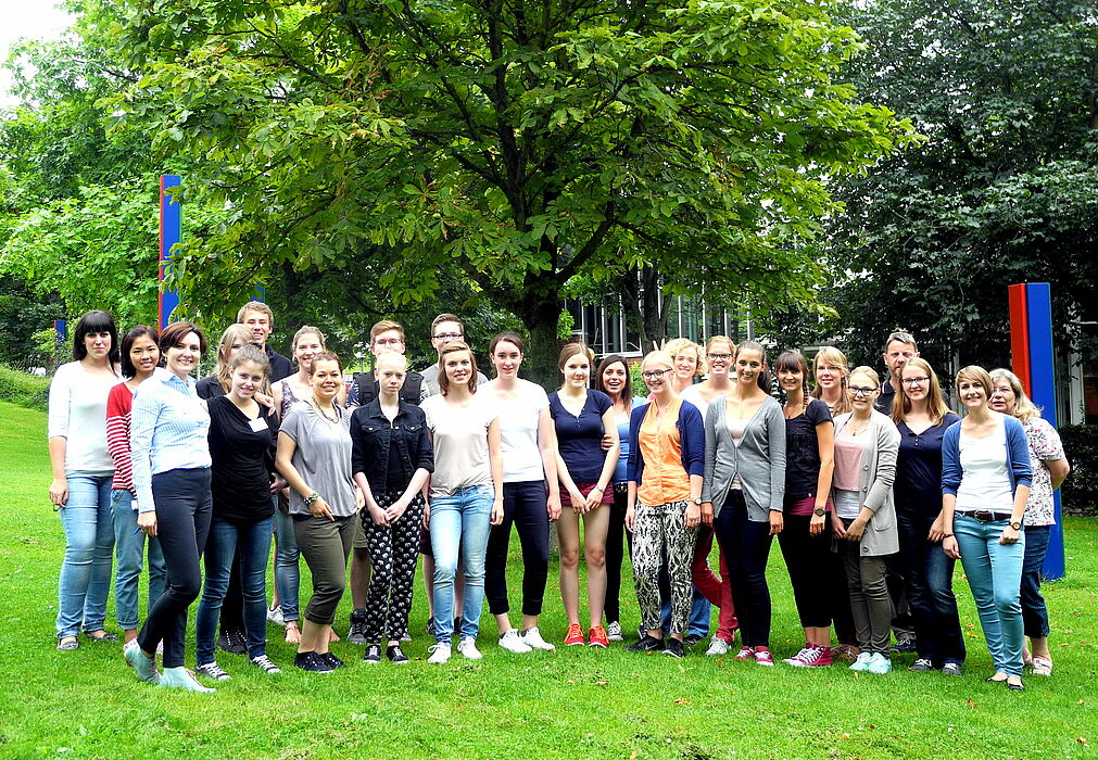 Foto (Universität Paderborn, Joanna Hellweg): Die Teilnehmer der SummerSchool 2014.