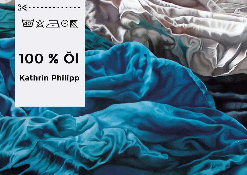 Abbildung: „blaues Bettlaken“, 2012, Kathrin Philipp (Ausschnitt)