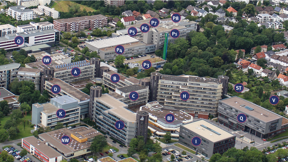 Campus der Universität Paderborn.