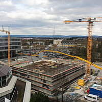 Universität Paderborn Baustelle Gebäude I 27. Februar 2017