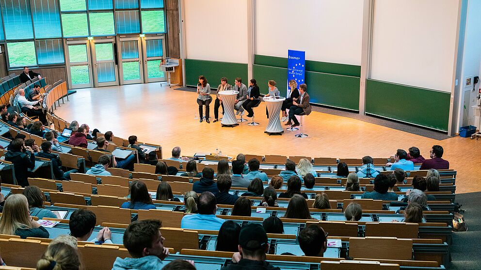 Foto (Universität Paderborn, Julius Erdmann): Europadebatte