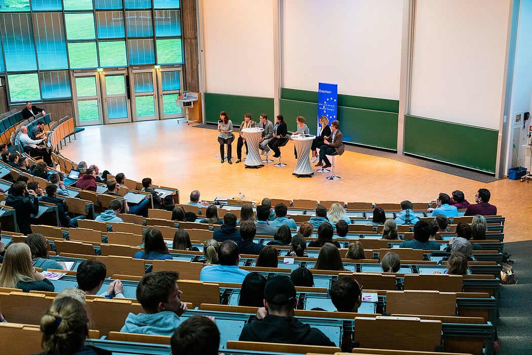 Foto (Universität Paderborn, Julius Erdmann): Europadebatte
