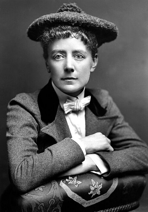 Foto (Quellennachweis: Hulton Archive, getty images): Dame Ethel Mary Smyth (1858-1944)