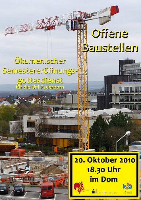 Plakat Semestereröffnungsgottesdienst