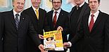 Foto (v. l.): Sie erwarten etwa 2.000 Schülerinnen und Schüler zum Paderborner Berufsinformationstag: Prof. Dr. Eckard Most, Präsident Rotary-Club Paderborn-Kaiserpfalz, Prof. Dr. Nikolaus Risch, Präsident Universität Paderborn, Reinhard Piepenbrock,