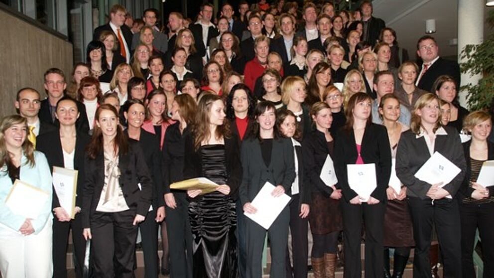Staatsexamensfeier für Absolventinnen und Absolventen des Lehramtstudiums am 8.12.2006 im Auditorium maximum