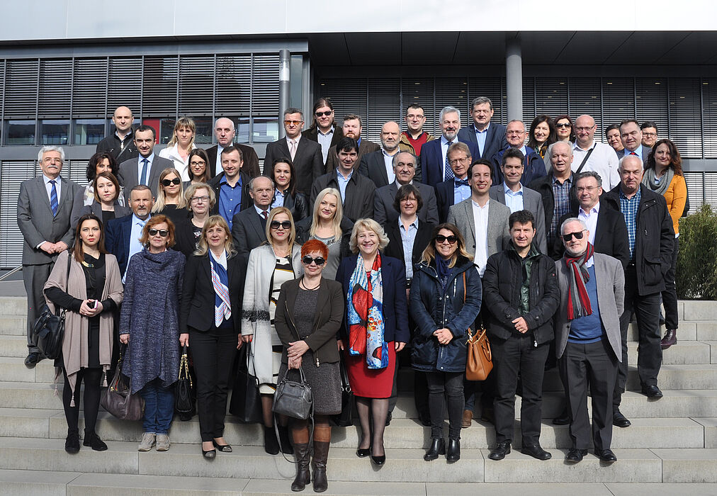 Foto (Universität Paderborn): Das Abschlusstreffen des EU-Tempus-Projekts Bosnia and Herzegovina Qualifications Framework for Higher Education (BHQFHE).