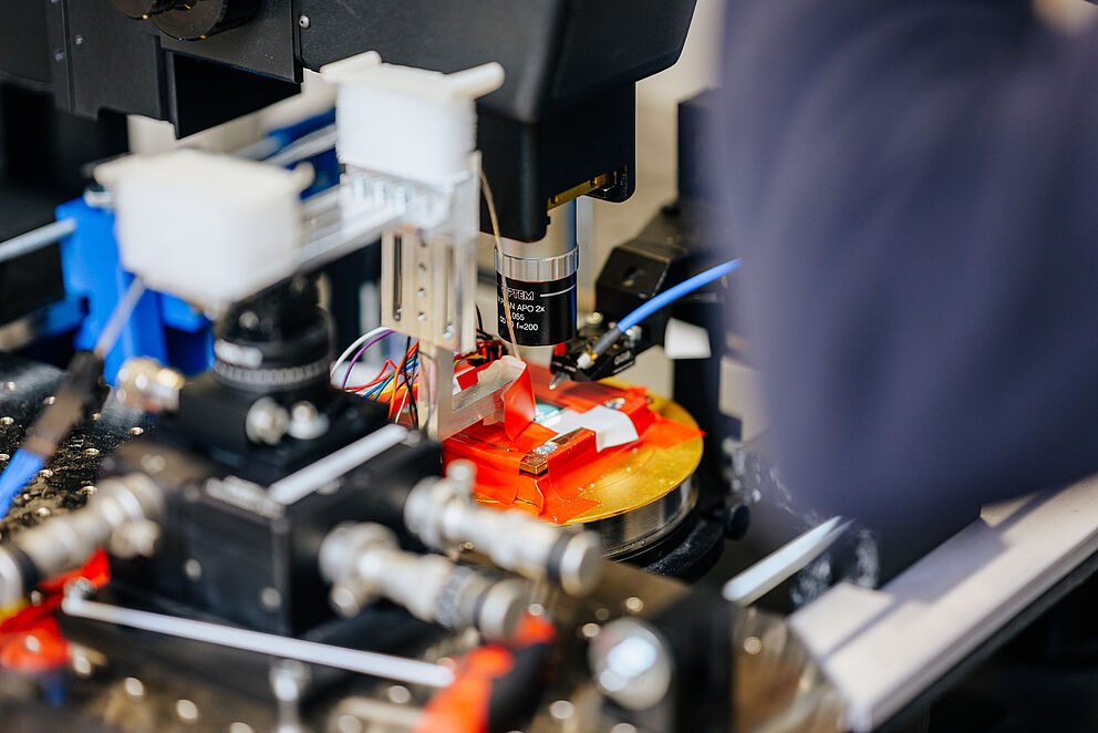 Forschungsaufbau Quantenforschung