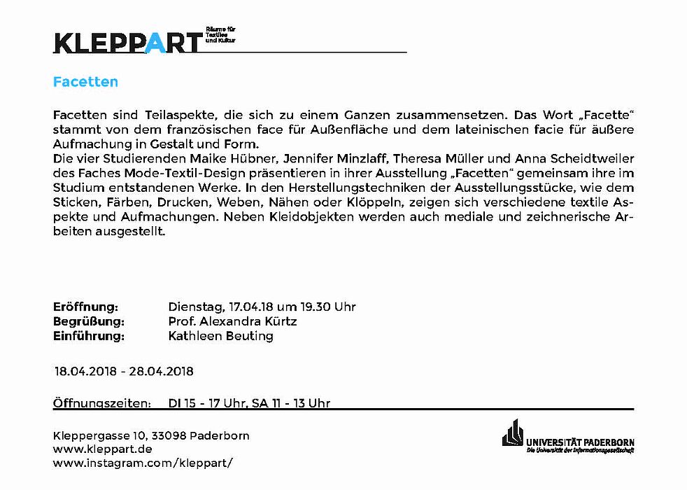 Abbildung: Einladungskarte, Seite 2