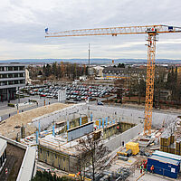 Universität Paderborn Baustelle Gebäude I 22. November 2016
