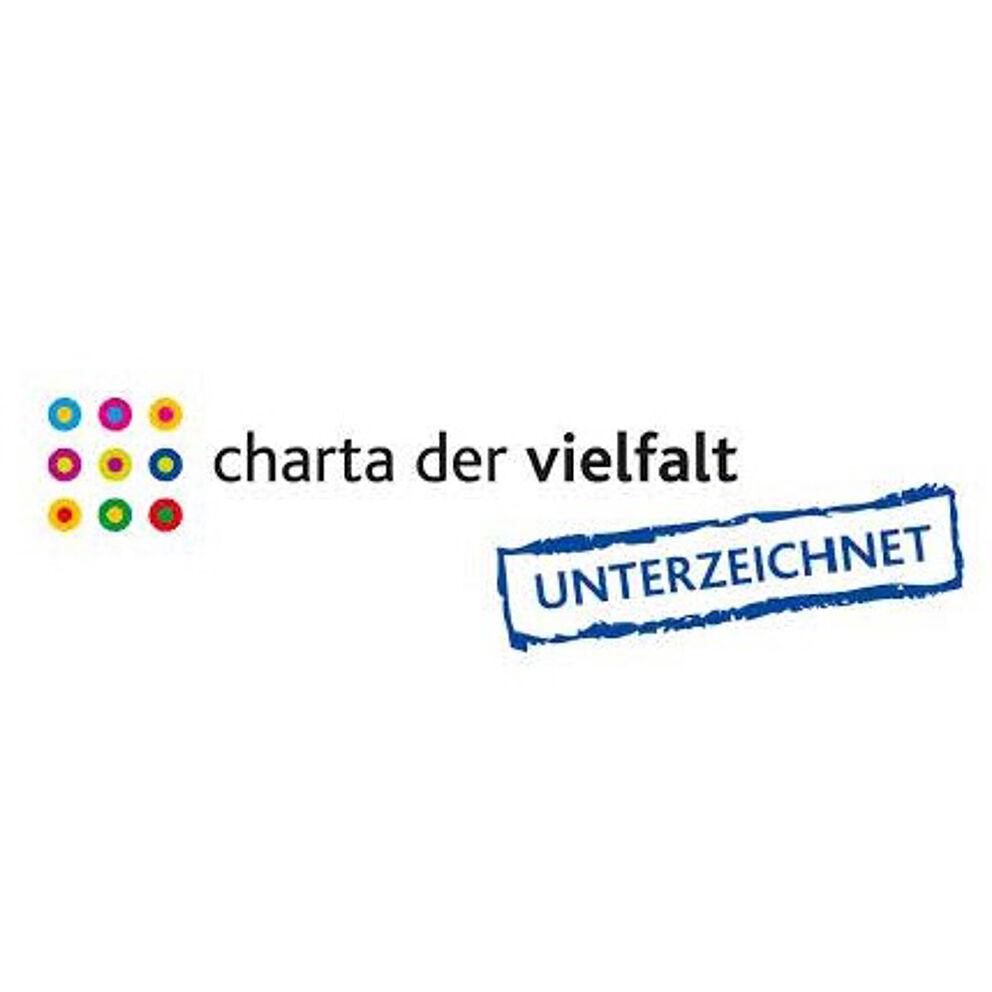 Logo der Selbstverpflichtung „Charta der Vielfalt“