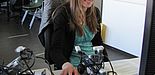 Foto: Simone Rudolph, Teilnehmerin im Informatik-Workshop „Lego-Mindstorm“.
