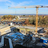 Universität Paderborn Baustelle Gebäude I 14. November 2016