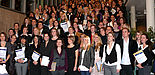Foto: Die Absolventinnen und Absolventen des Wintersemesters 2009/2010.