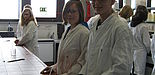 Foto (Universität Paderborn, Anja Demir): Girls‘ Day Workshop „Chemielaborantin“.