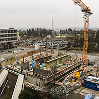 Universität Paderborn Baustelle Gebäude I 7. Februar 2017