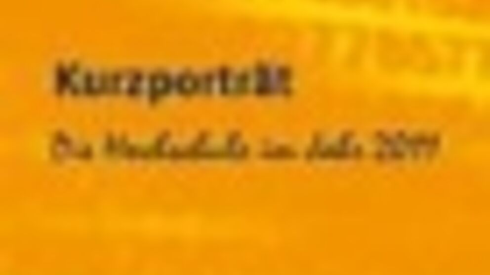 Abbildung: Broschüre „Kurzporträt – Die Hochschule im Jahr 2011“