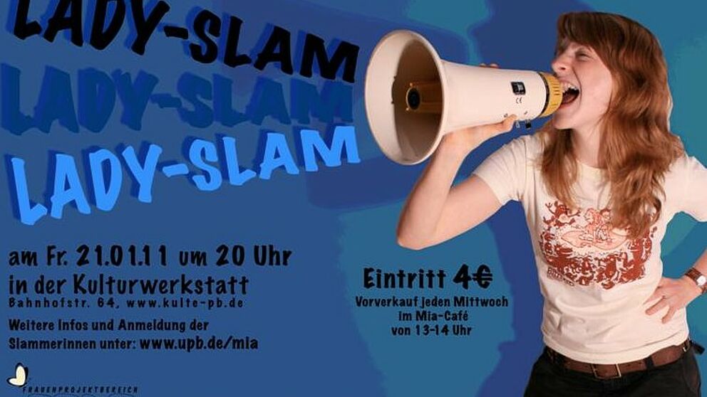 Abbildung: Plakat Lady-Slam
