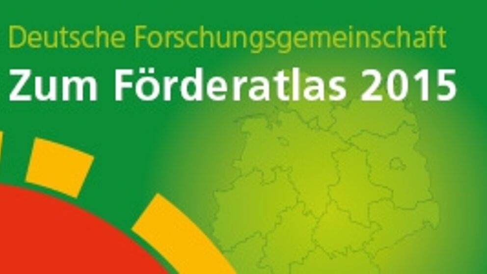 Abbildung Banner: Der aktuelle DFG-Förderatlas dokumentiert die eingeworbenen Drittmittel aus öffentlichen Förderprogrammen der Jahre 2011 bis 2013.