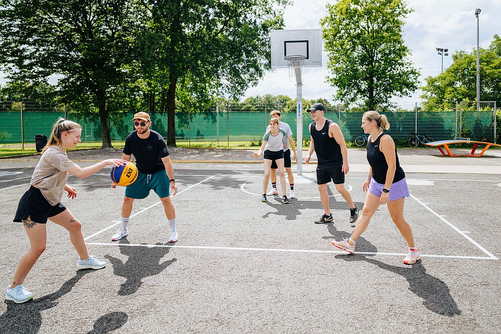Basketball beim Hochschulsport