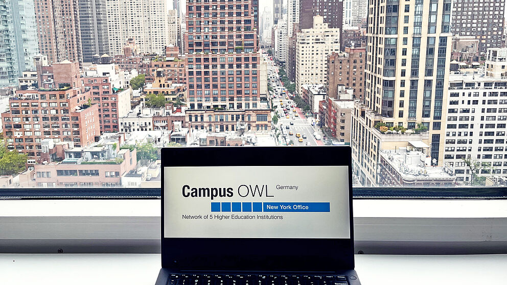 Das Verbindungsbüro von Campus OWL mitten in New York City.