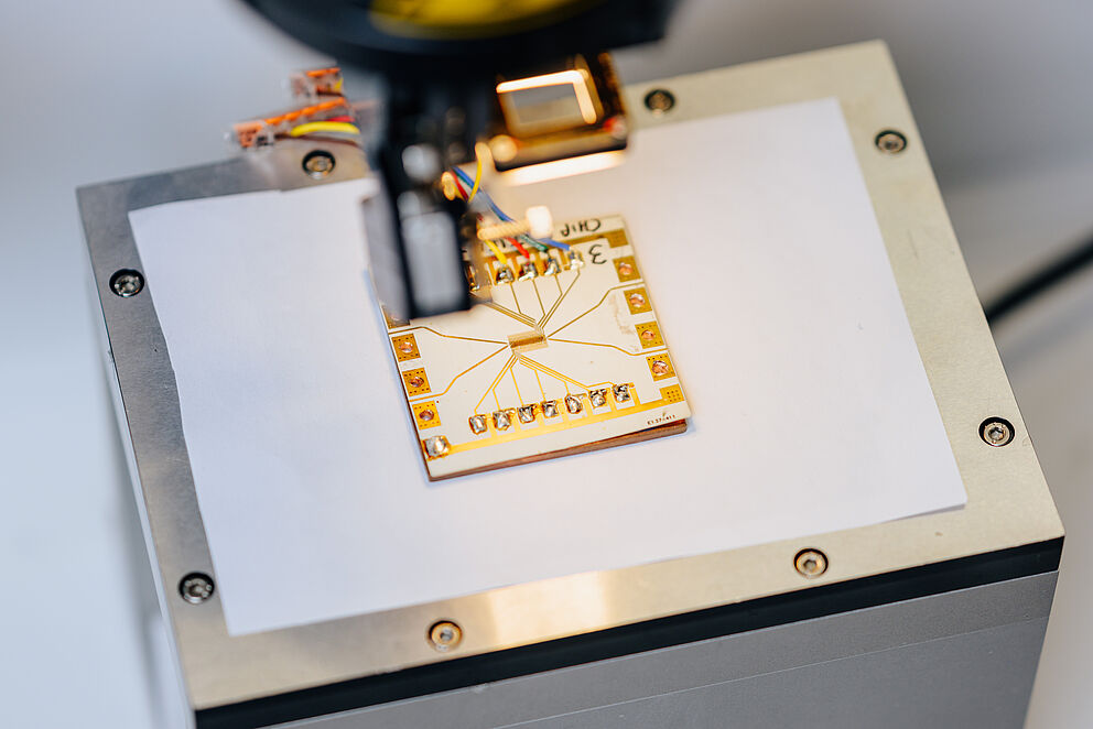 Forschungsaufbau Quantenforschung
