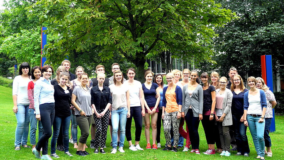 Foto (Universität Paderborn, Joanna Hellweg): Die Teilnehmer der SummerSchool 2014.