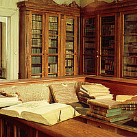 Bibliothek in Schloss Corvey