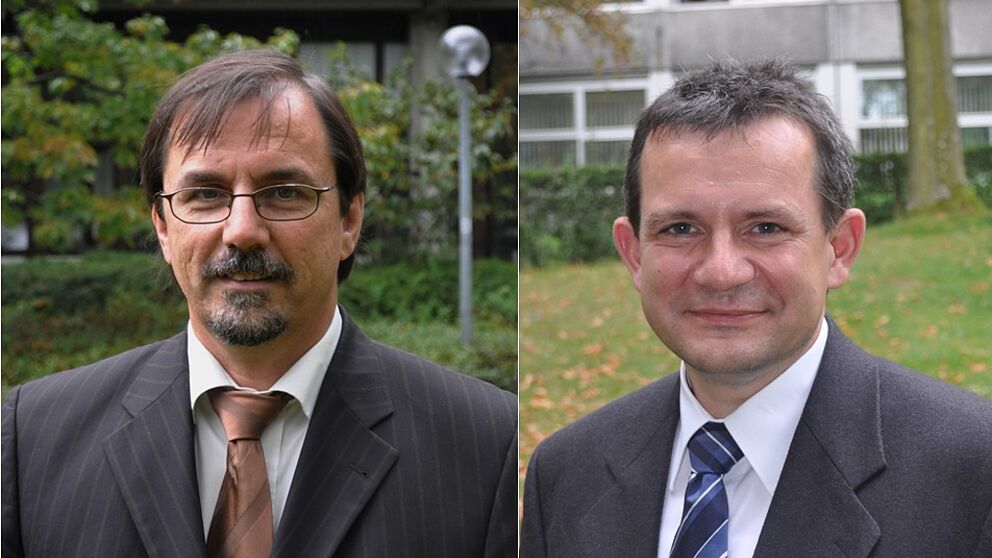 Foto (Uni Paderborn): Prof. Dr. Gregor Engels und Prof. Dr. Thomas Tröster