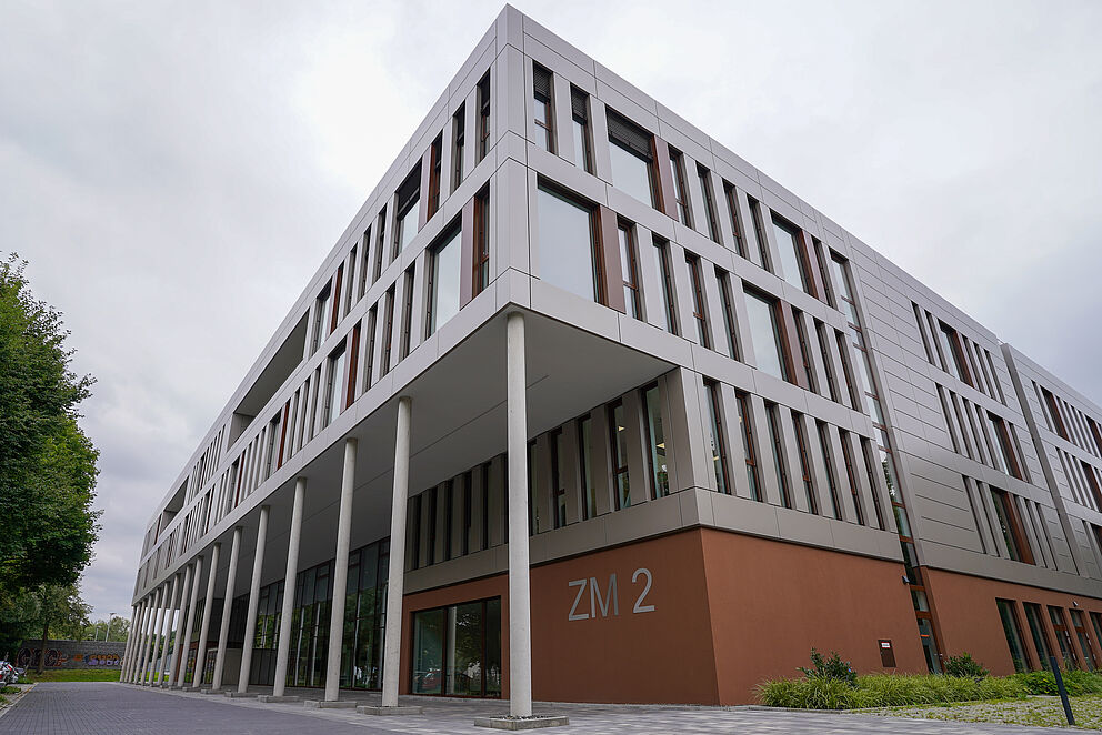 Außenansicht des Gebäudes Zukunftsmeile 2