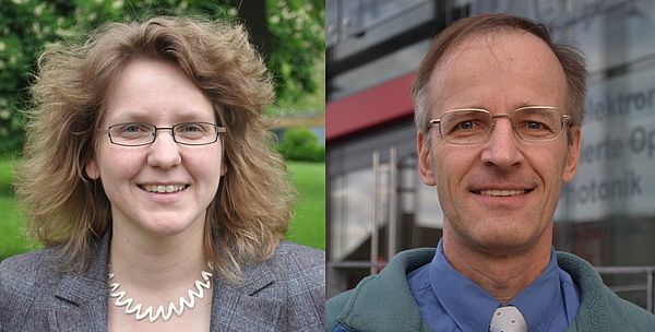 Fotos: Prof. Dr. Christine Silberhorn und Prof. Dr.-Ing. Reinhold Noé