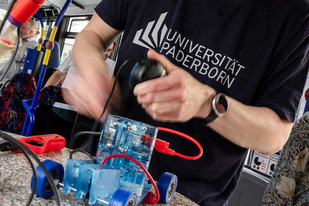 Wasserstoffexperiment mit kleinem Auto