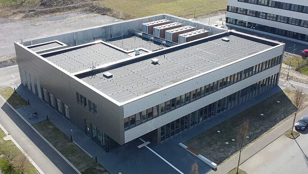 Luftaufnahme Gebäude X