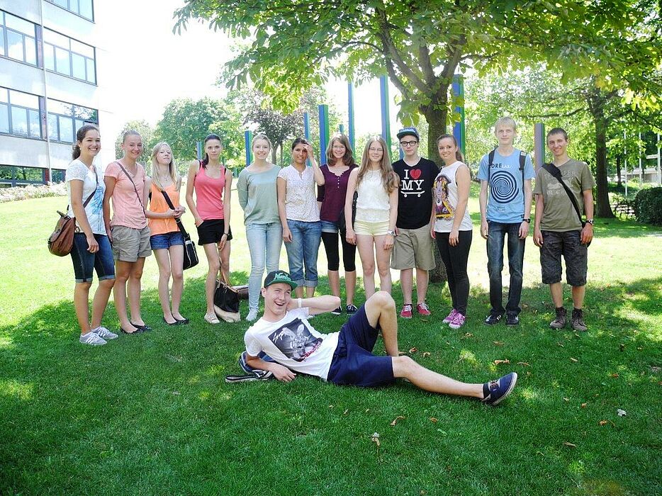 Foto (Universität Paderborn, Joanna Hellweg): Teilnehmer der Summerschool 2013.