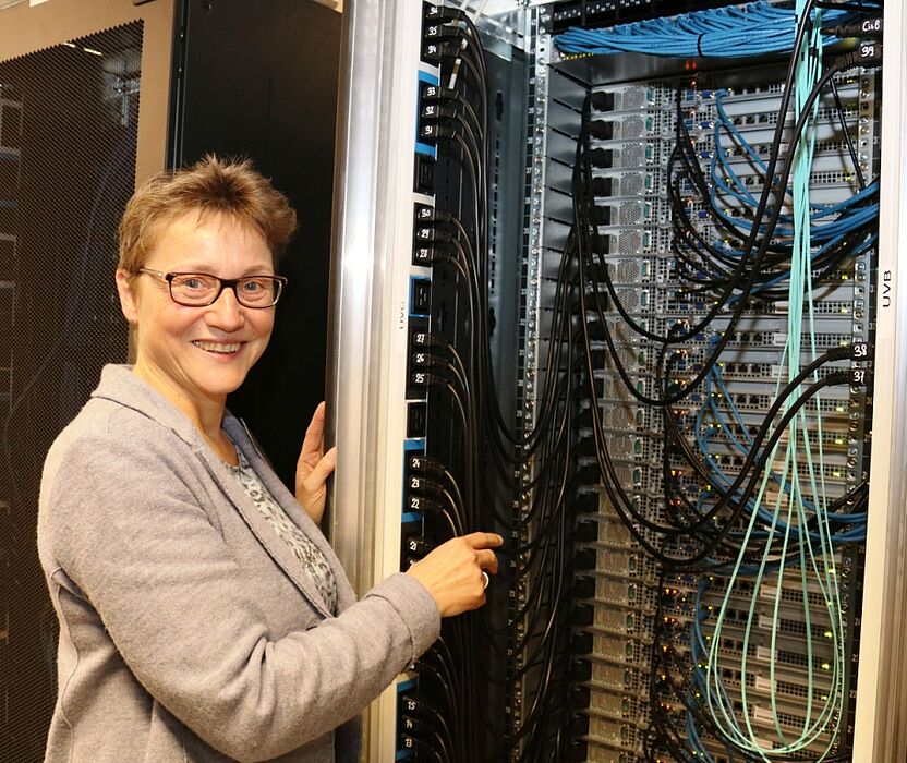 Rechner sind ihre Leidenschaft: Prof. Dr. Gudrun Oevel hat im Rahmen des Treffens über die Bedeutung der Digitalisierung für die Universitäten gesprochen. 