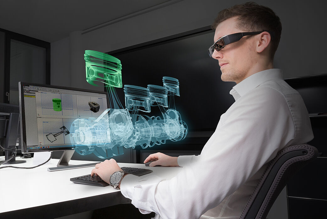 Technologien für die Entwicklung von intelligenten technischen Systemen wie Augmented Reality stehen auf dem Programm des Wissenschaftsforums. (© Fraunhofer IEM)