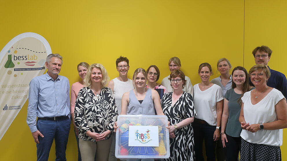 Das Team des Projekts „Fortschritt in und durch Bewegung, Spiel und Sport im Grundschulganztag“ (FiBSS). 