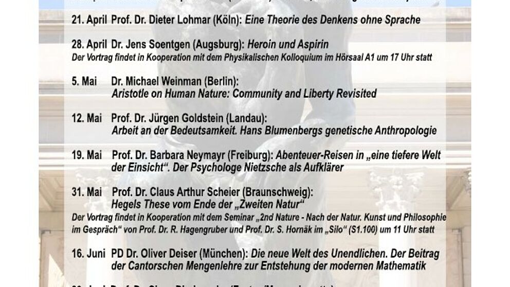 Abbildung: Programmflyer