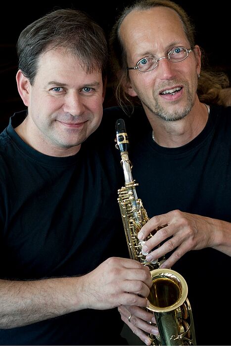 Foto: Saxophonist Uli Lettermann (li.) und Pianist Eckhard Wiemann