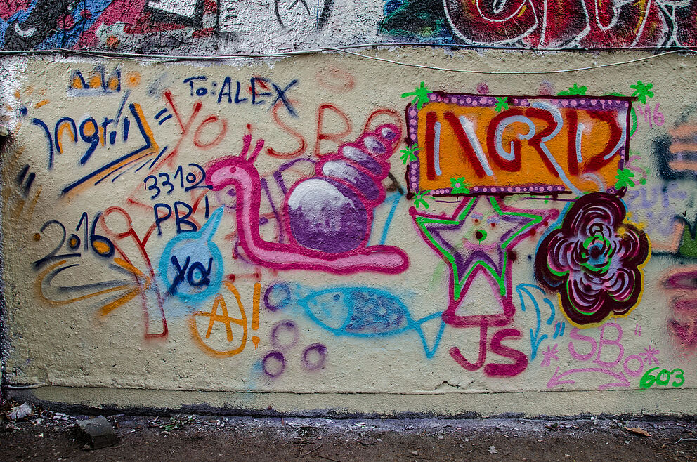 Graffiti aus INGRID Workshop