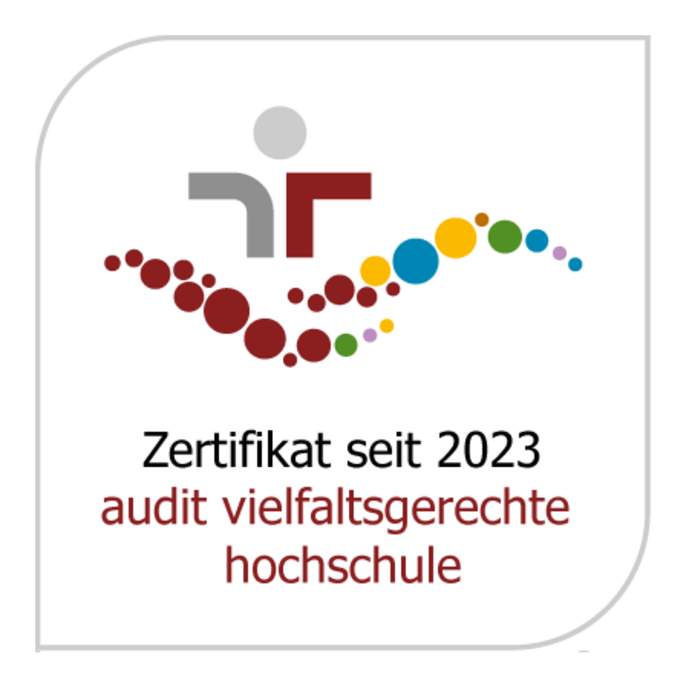Logo "audit vielfaltgerechte hochschule" certificate