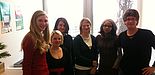 Foto (Universität Paderborn): V. li.: Judith Wimmer, Nerea Vöing, Dr. Claudia Lillge, Luise-Aurelia Poetsch, Sarah Griese, PD Dr. Jörn Glasenapp