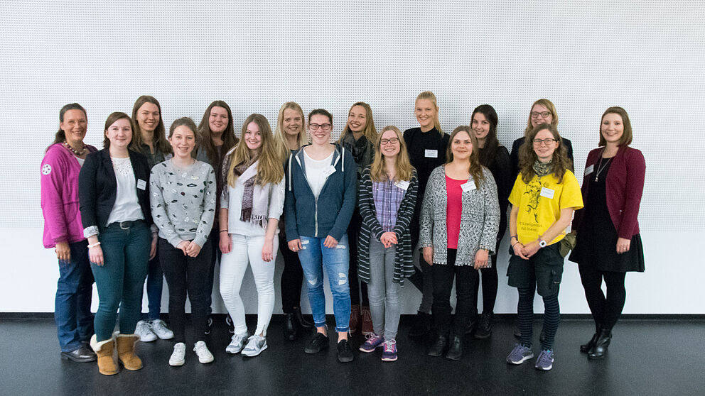 Foto (Universität Paderborn): Teilnehmerinnen des Mentoring-Programms.