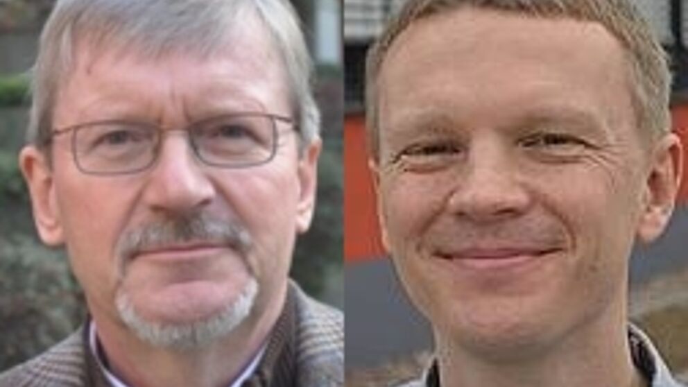 Abbildung: Prof. Dr. Manfred Grote (li.) und Prof. Dr. Michael Tiemann