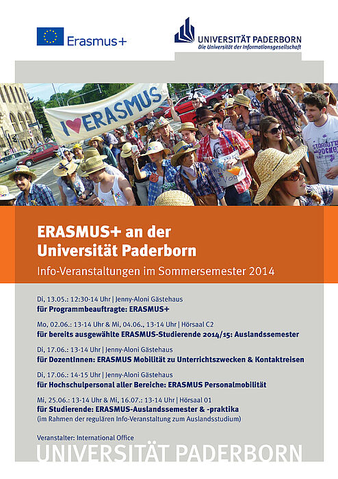 Plakat: ERASMUS+