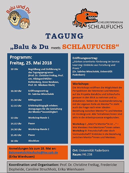 Abbildung: Tagungsprogramm