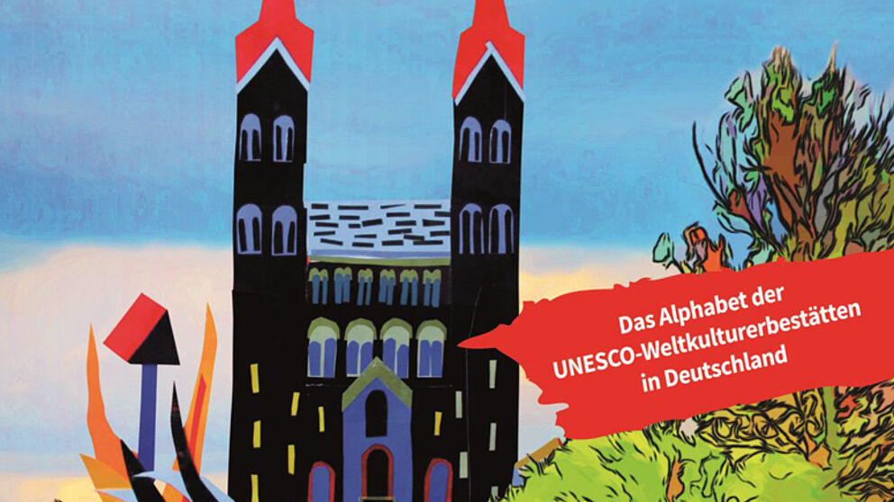 Abbildung: Cover des Kinderbuches „Corvey von A bis Z“.