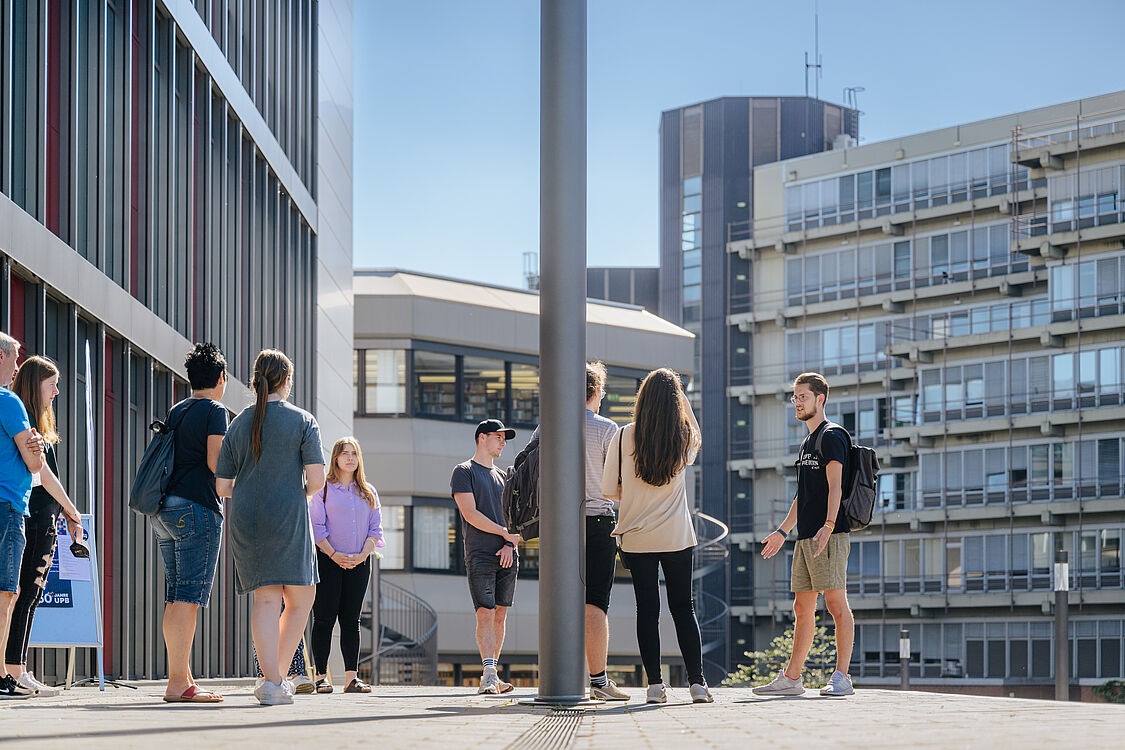 Campusführung der Universität Paderborn.